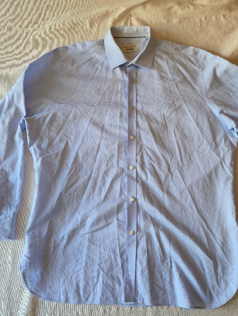 Ted Baker Endurance Men's Light Blue Dress Shirt 17.5 34/35